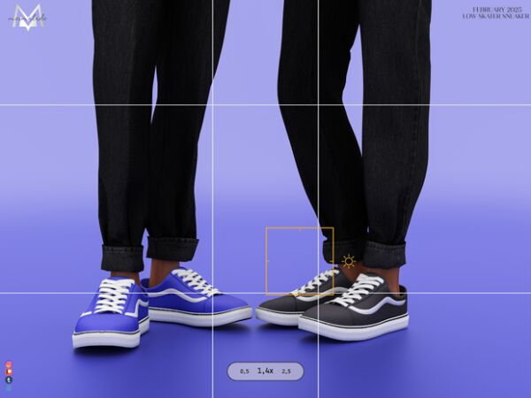 sims 4 cc low skater sneaker toddler by mermalade 2
