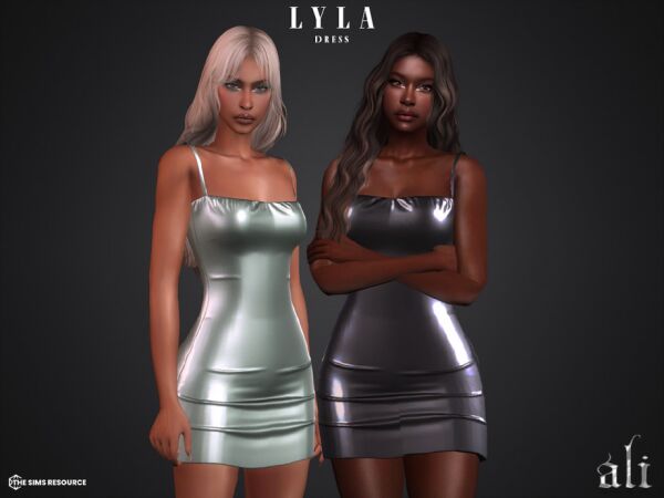 Lyla Dress By ALI1 1 Lyla Dress By ALI1 Sims 4 CC