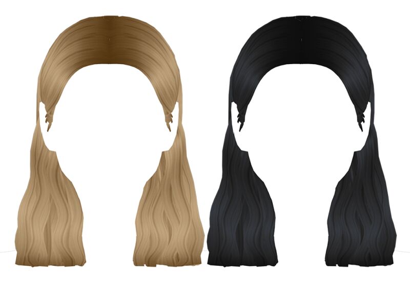 Maggy Maxis Match Hairstyle 2 sims 4 cc maggy maxis match haistyle 2