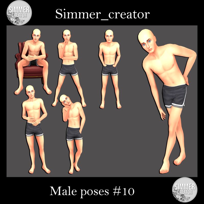 Dynamic Male Poses for Your Sims 2 sims 4 cc male poses 10 by meow creator 2