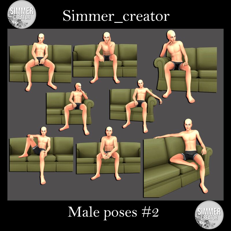 Dynamic Male Poses Collection 2 sims 4 cc male poses 2 by meow creator 2