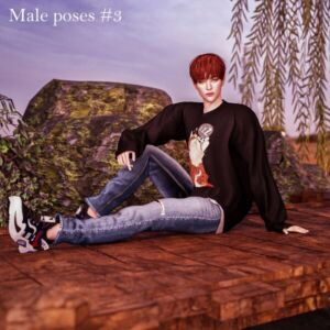 Dynamic Male Poses Collection Sims 4 CC