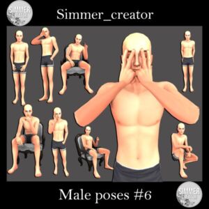 Dynamic Male Poses Collection Sims 4 CC