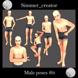 Dynamic Male Poses Collection Sims 4 CC