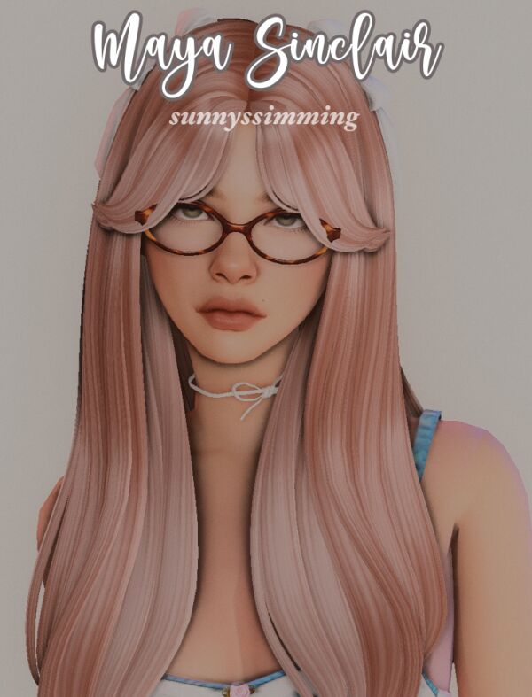 Maya Sinclair: A Creation by Sunnyssimming 1 Maya Sinclair: A Creation by Sunnyssimming Sims 4 CC
