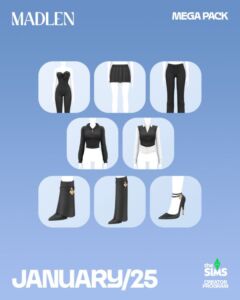 Mega Pack – January/25 Sims 4 CC