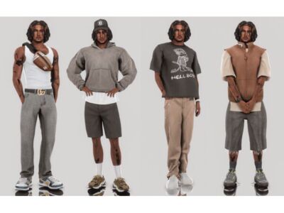 Men’s Everyday Lookbook Sims 4 CC