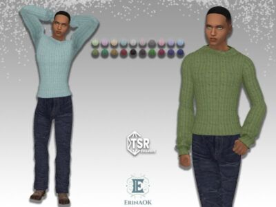 Stylish Men’s Outfit 30625 by ErinAOK Sims 4 CC
