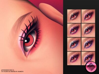 Vibrant MM Matte Eyeshadow N329 V1 Sims 4 CC