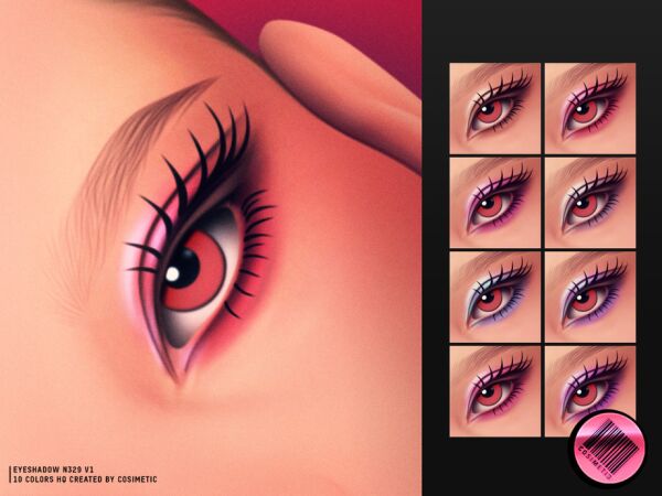 Vibrant MM Matte Eyeshadow N329 V1 Sims 4 CC