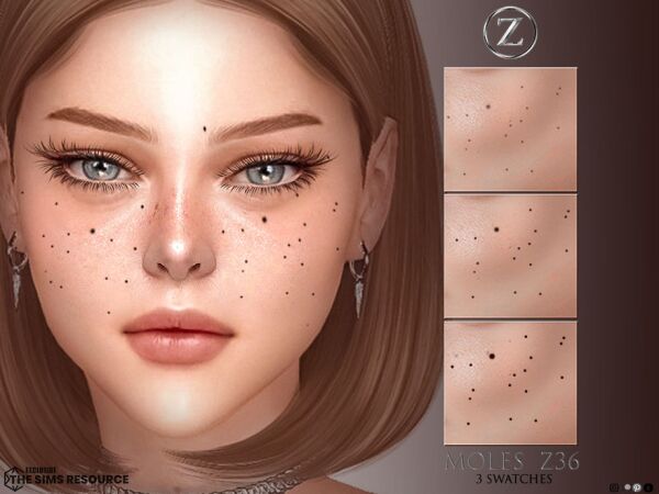 Moles Z36 by Zenx - Unique Accessories 1 Moles Z36 by Zenx – Unique Accessories Sims 4 CC