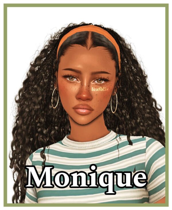 Monique By Leafblis Sims 4 CC