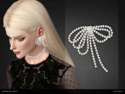 Moonlight Earrings By Jadorai Sims 4 CC