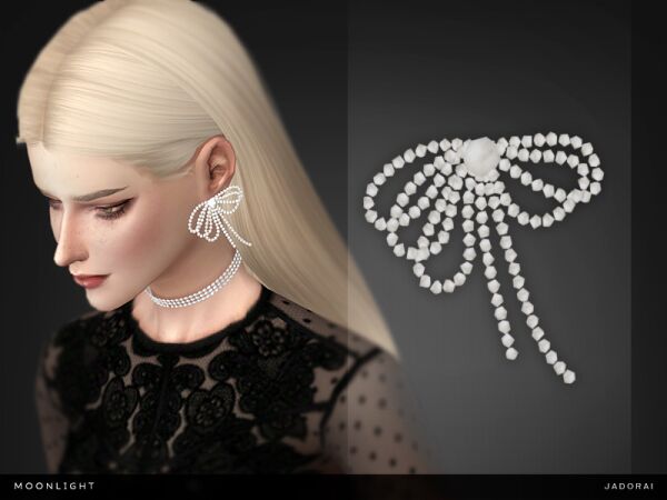 Moonlight Earrings By Jadorai Sims 4 CC
