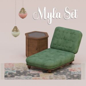Myla Set by Mechtasims Sims 4 CC