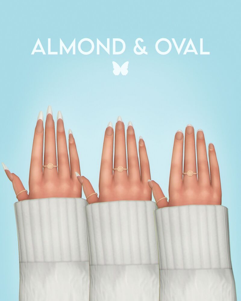 Nail IT! French Tips Edition 5 sims 4 cc nail it french tips edition by joliebean 2
