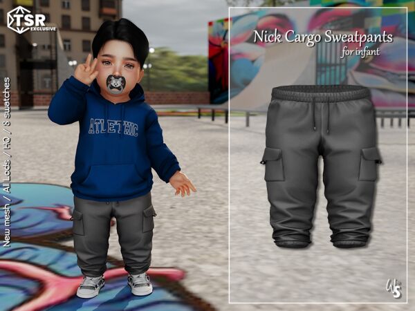 Nick Hoodie for Infants 2 sims 4 cc nick hoodie for infant 2