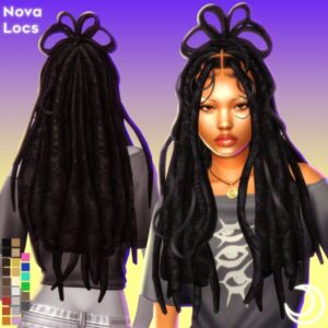 Nova Locs By Imvikai Sims 4 CC