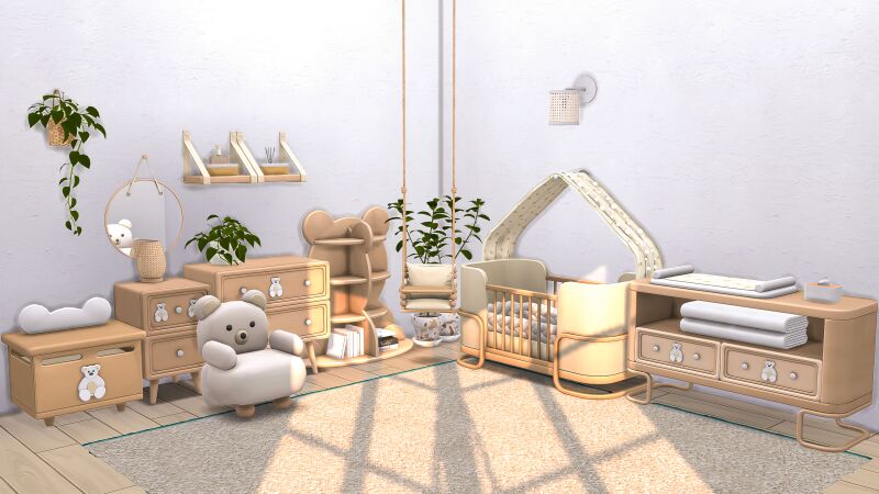 Stylish Nursery Set for Your Little Ones 2 sims 4 cc nursery set 2