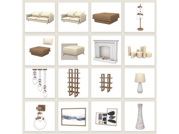 Stylish Nursery Set for Your Little Ones 4 sims 4 cc nursery set 4