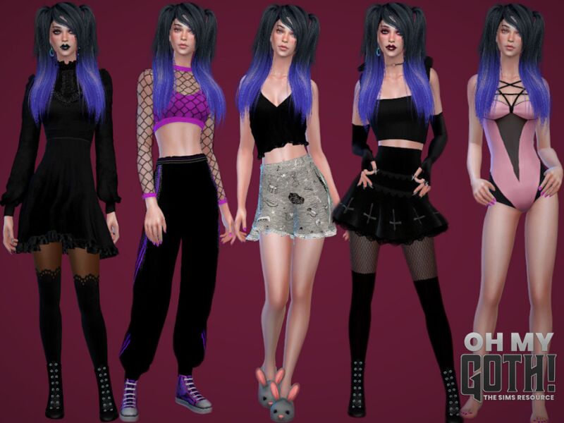 OH MY Goth - Aura DE Angelis 2 sims 4 cc oh my goth aura de angelis by darkwave14 2
