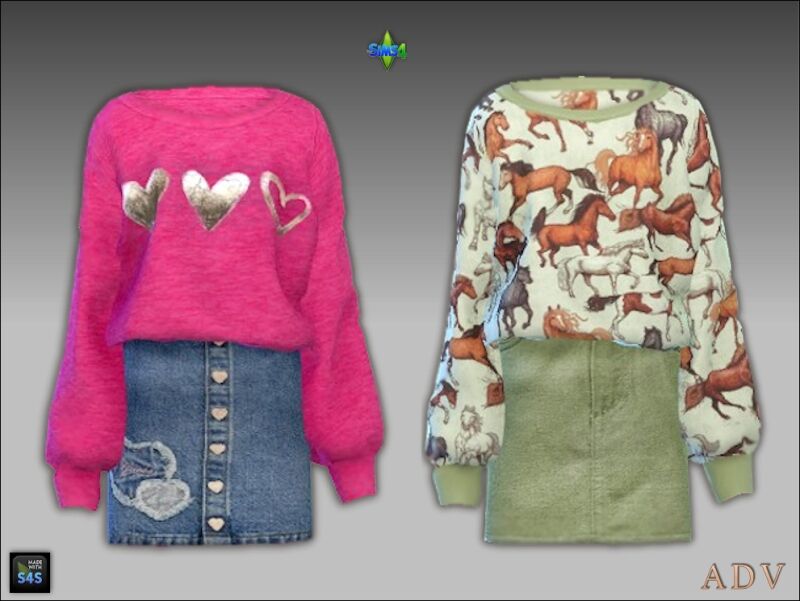 Stylish Outfits for Girls 2 sims 4 cc outfits for girls 4