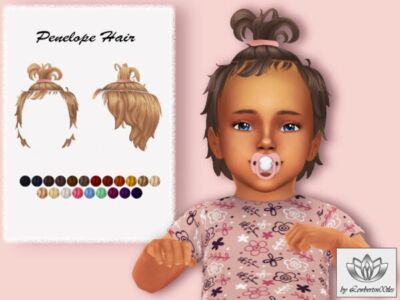 Penelope Hair for Infants Sims 4 CC