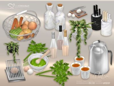 Pietra Addons for Your Kitchen Sims 4 CC