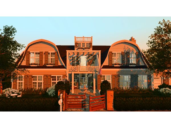 Charming Portside Cottage 1 Charming Portside Cottage Sims 4 CC