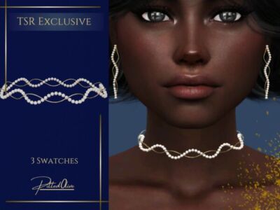 Stylish Princey Choker Sims 4 CC