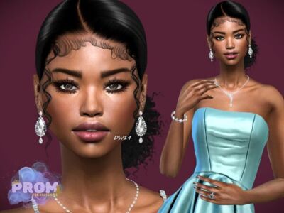 Prom – Tiffany Jefferson (Teen) Sims 4 CC