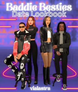 Baddies Besties Lookbook Series Pt 3 Sims 4 CC
