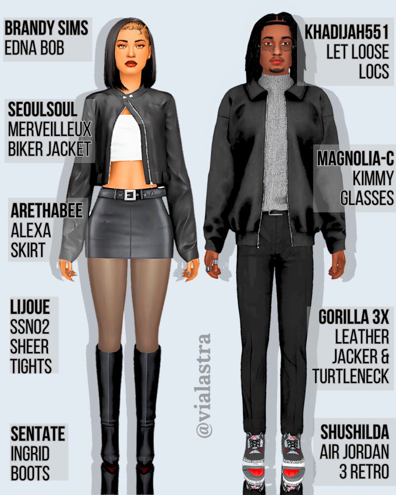 Baddies Besties Lookbook Series Pt 3 3 sims 4 cc pt 3 of the baddies besties lookbook series by vialastra 5
