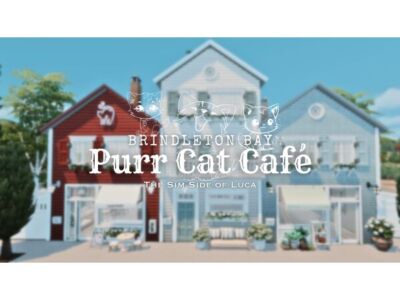 Purr Cat Café – Brindleton Bay Sims 4 CC