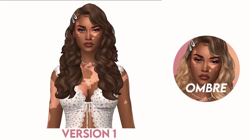 sims 4 cc raya hair by aharris00britney 2