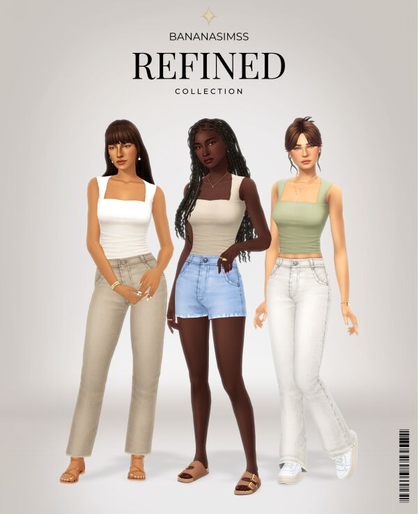 Refined Collection By Bananasimss 1 Refined Collection By Bananasimss Sims 4 CC