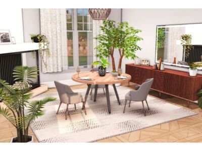 Stylish Rilma Dining Room Design Sims 4 CC