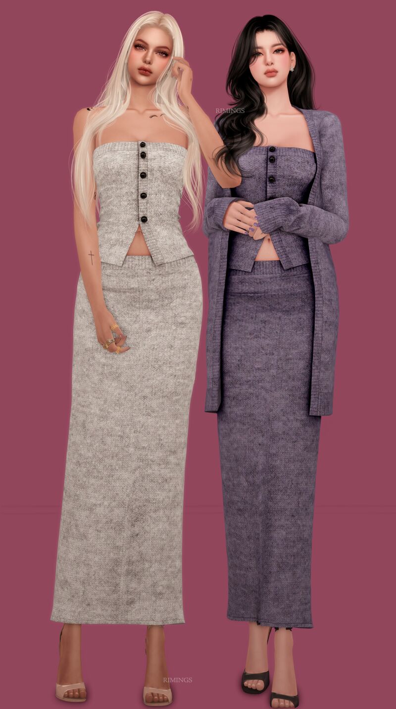 sims 4 cc rimings classy knitwear set 3