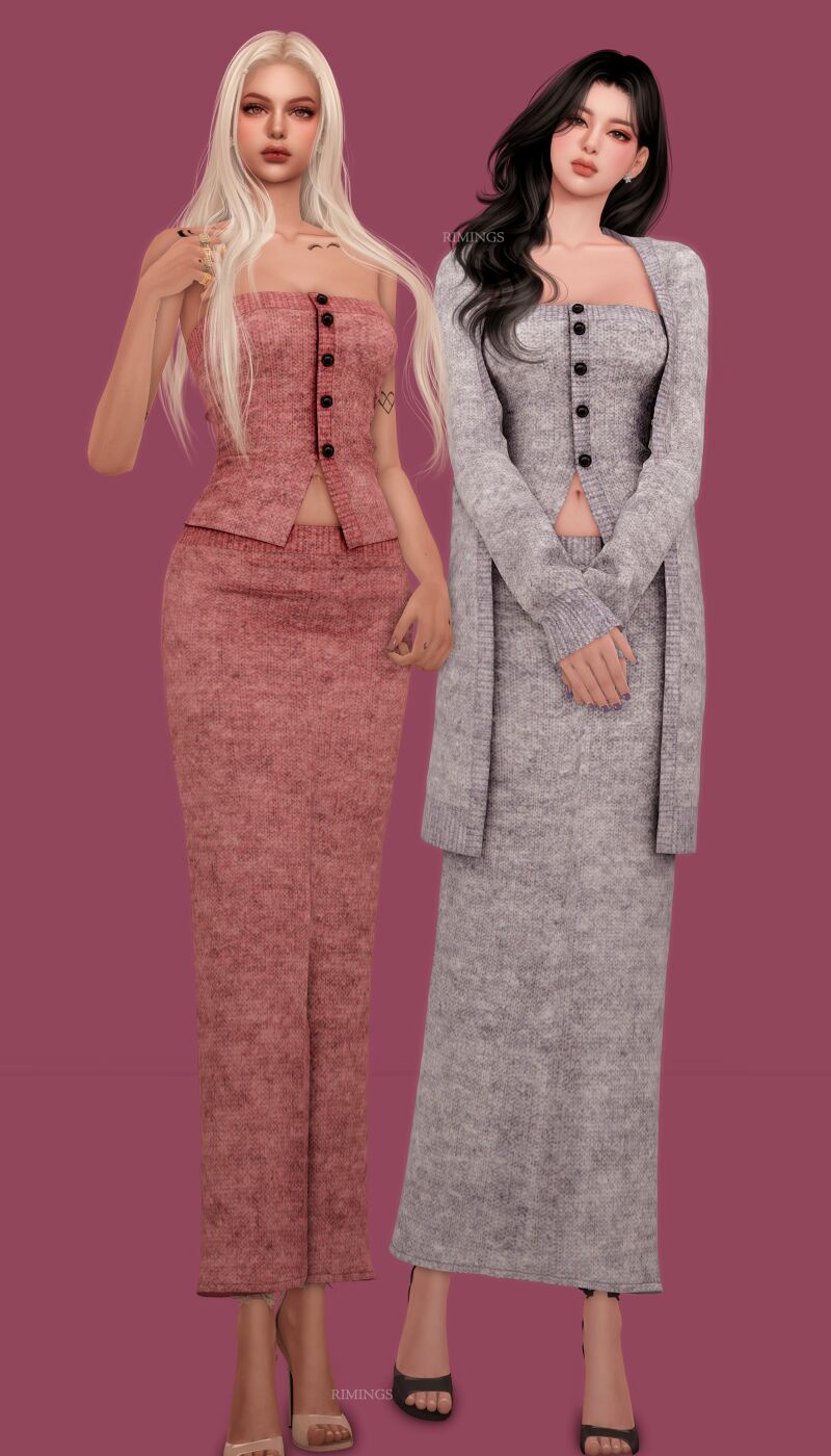 sims 4 cc rimings classy knitwear set 4