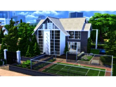 Rishosy Aventy – Stylish Residential House Sims 4 CC