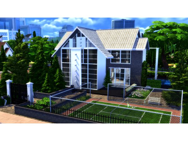 Rishosy Aventy – Stylish Residential House Sims 4 CC