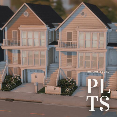 Stylish San Sequia Townhouses Design 2 sims 4 cc san sequia townhouses by pilarleonyt 2