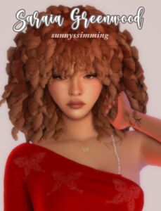 Saraia Greenwood By Sunnyssimming Sims 4 CC