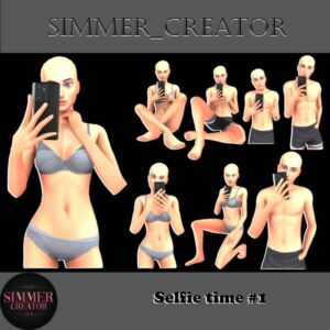 Selfie Time #1 by Meow_Creator Sims 4 CC