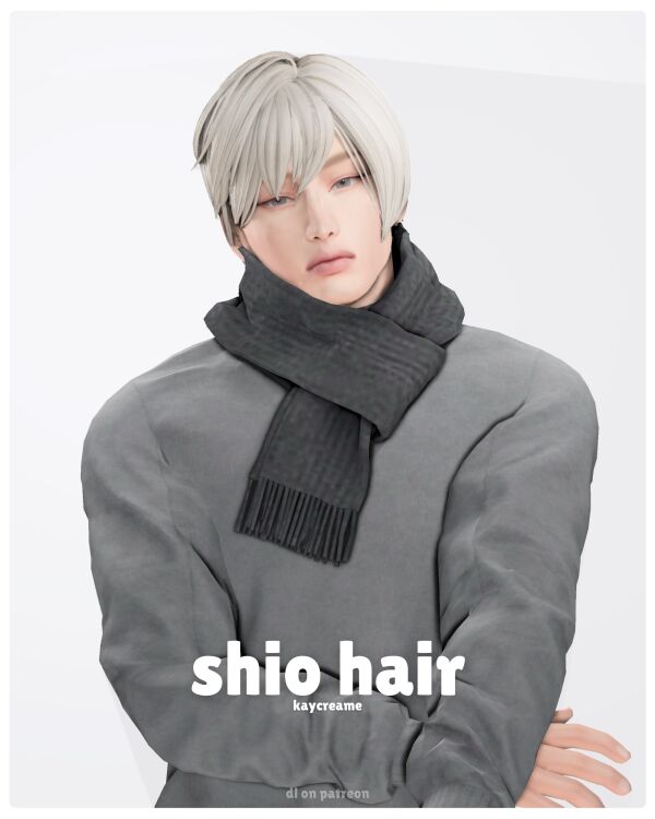 Shio Hair By Kaycreame Sims 4 CC