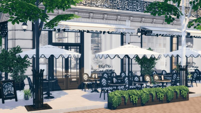 Simpari Restaurant - Magnolia Promenade 9 sims 4 cc simpari restaurant magnolia promenade by jakkuusim 3