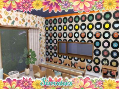 Simxties – Trendy Wallpaper for Your Sims Sims 4 CC