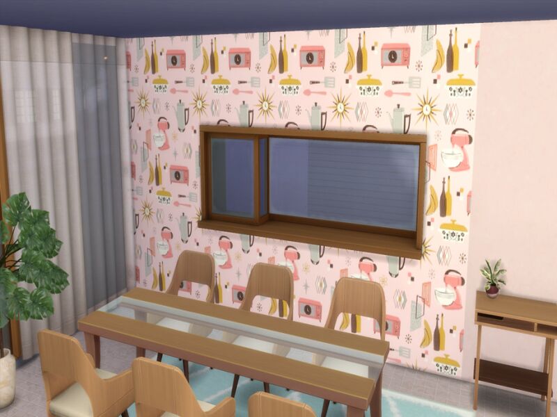 Simxties - Trendy Wallpaper for Your Sims 4 sims 4 cc simxties wallpaper by lavilikesims 2