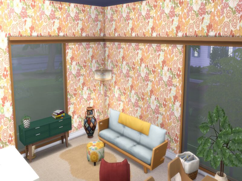 Simxties - Trendy Wallpaper for Your Sims 5 sims 4 cc simxties wallpaper by lavilikesims 3