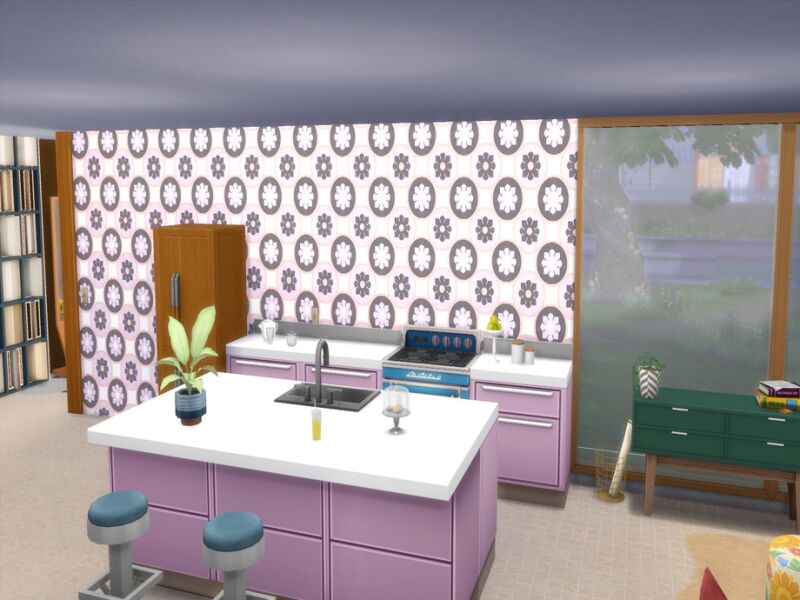 Simxties - Trendy Wallpaper for Your Sims 3 sims 4 cc simxties wallpaper by lavilikesims 5